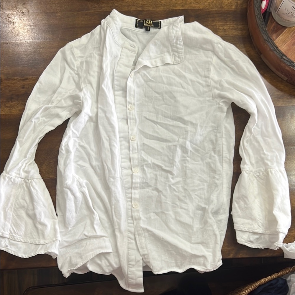 White Button-Up Shirt